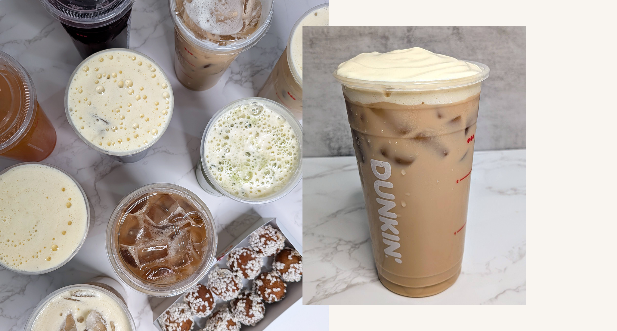 dunkin spring menu taste test