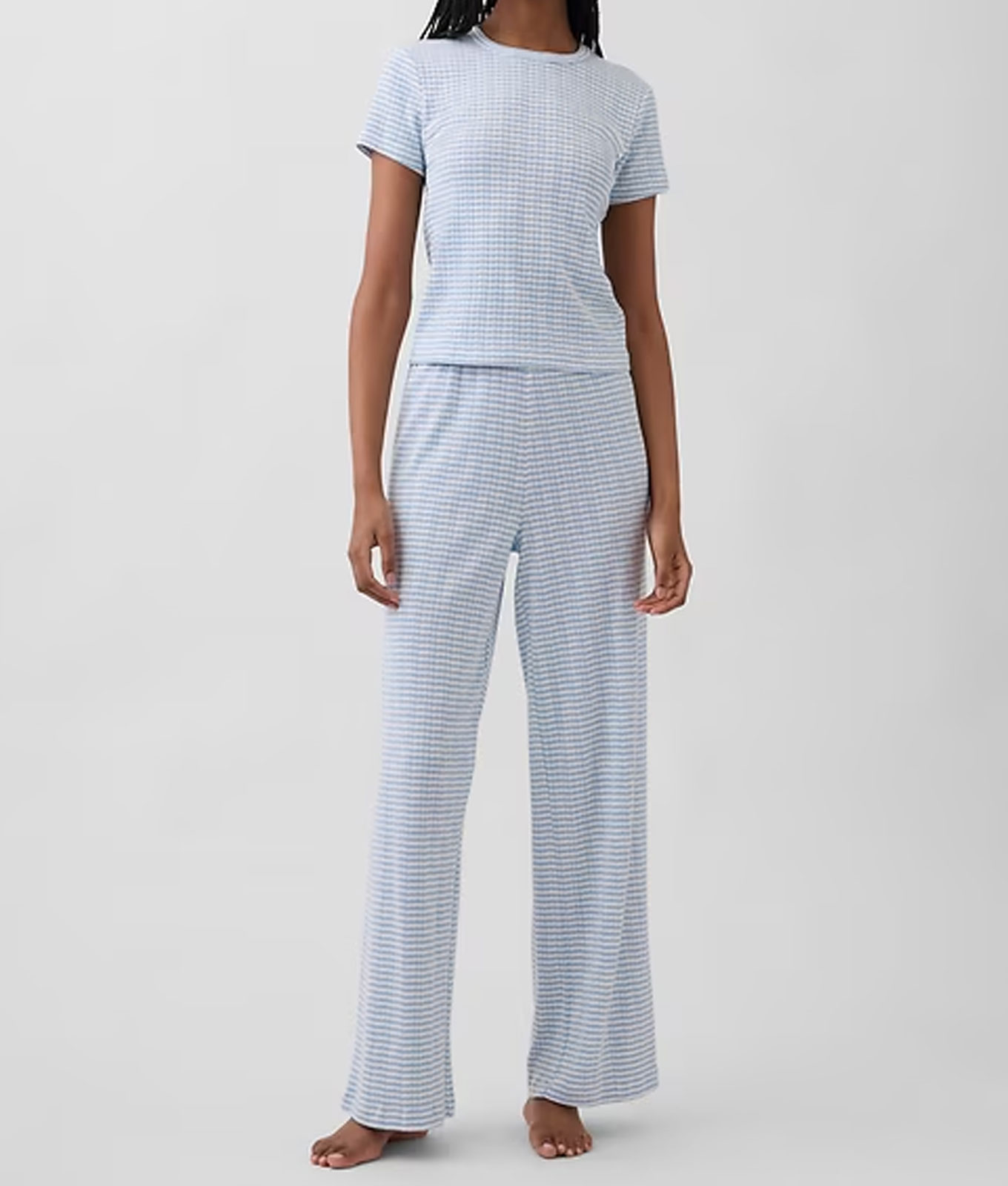 Petite Lounge Sets: Gap Blue Pointelle Set