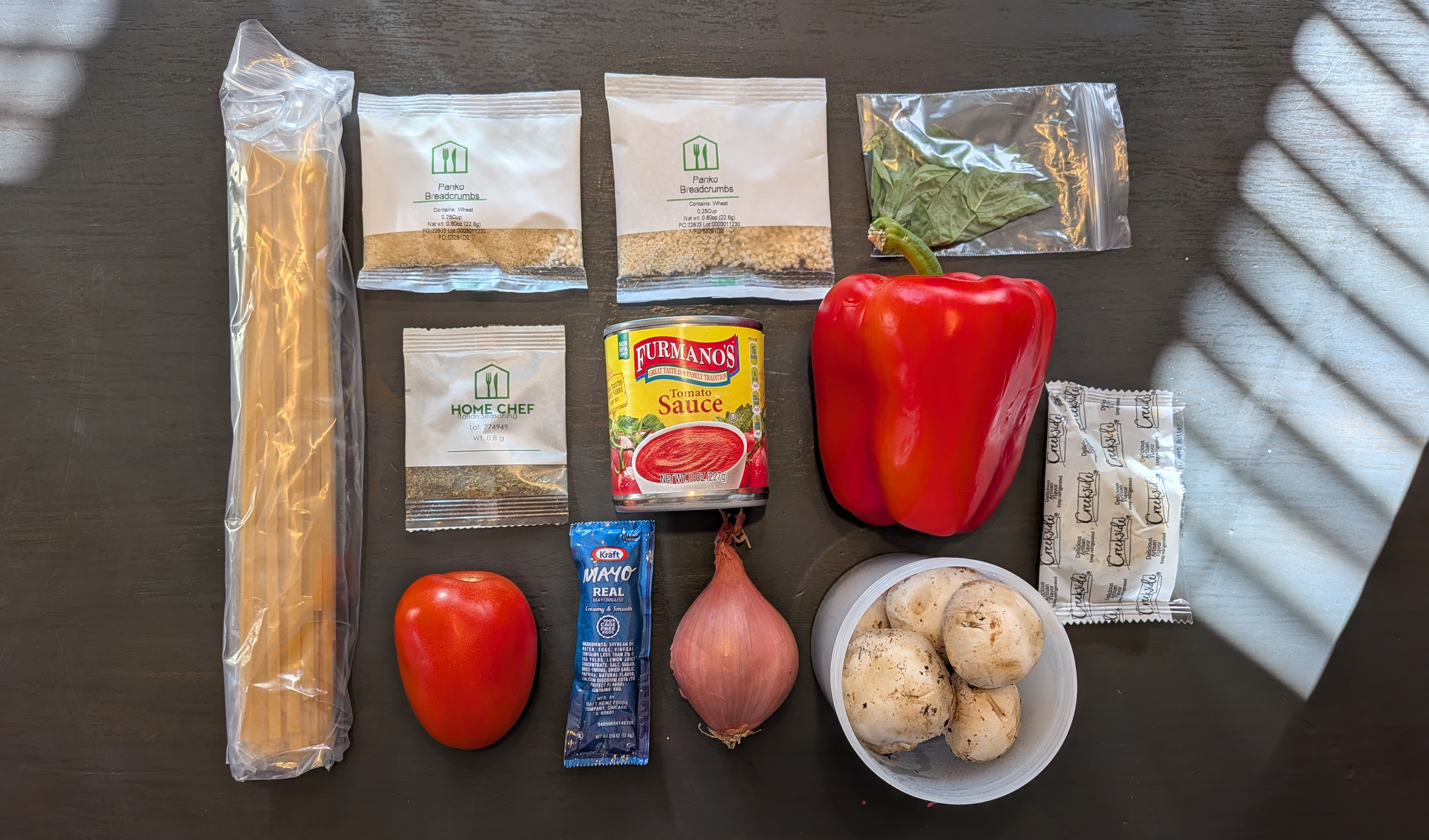 giada x home chef ingredients