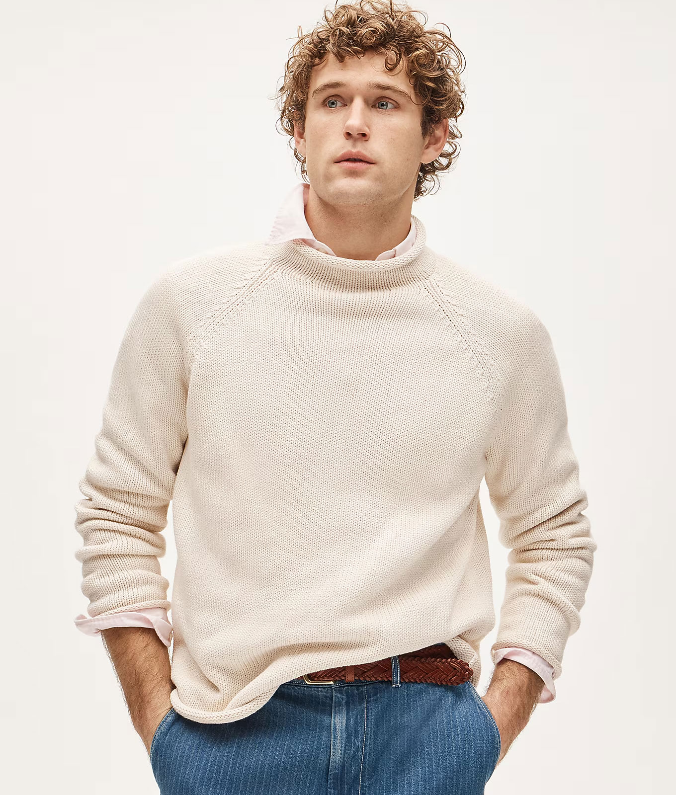 jcrew rollneck sweater mens