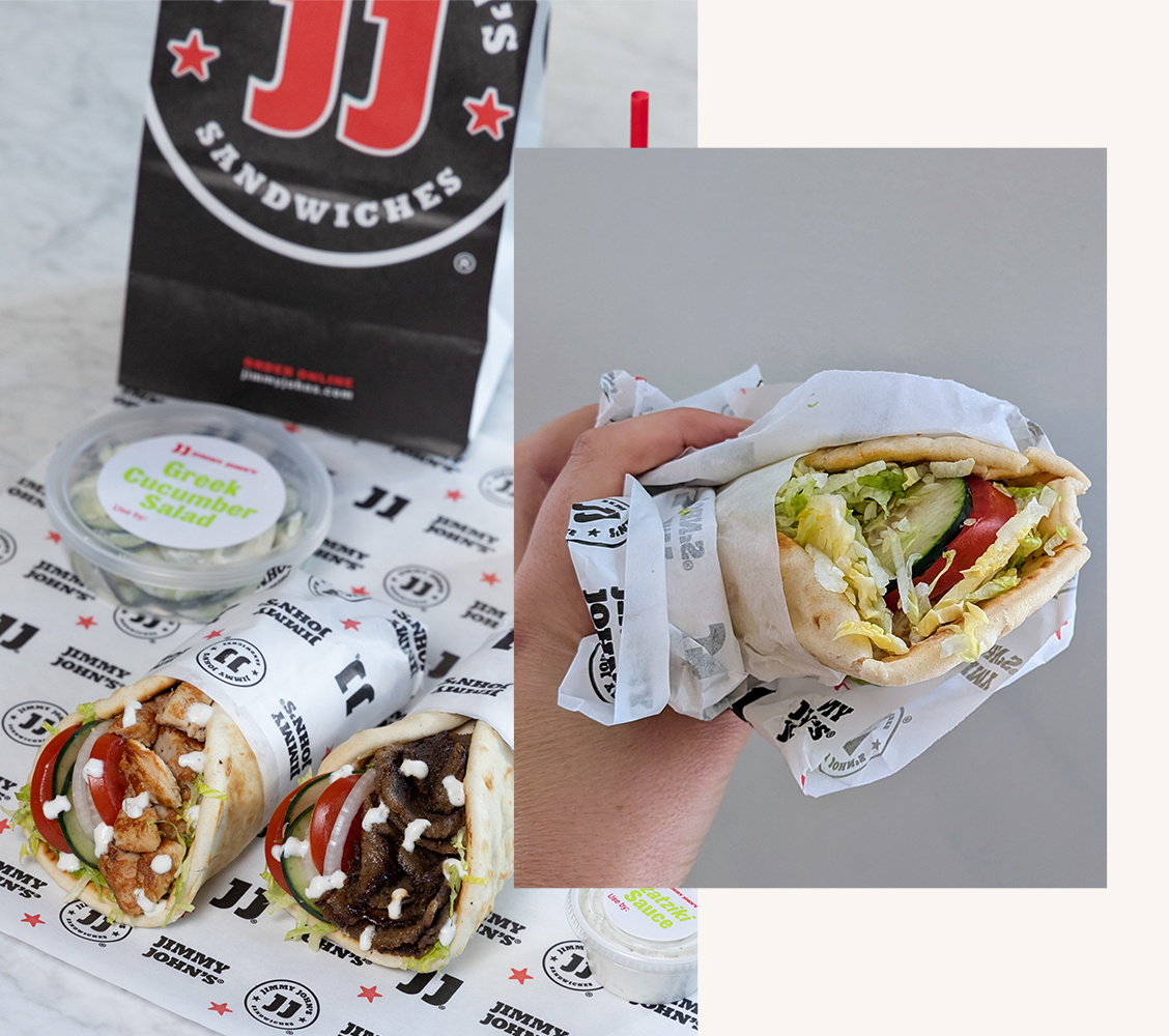 jimmy john's review of gyros