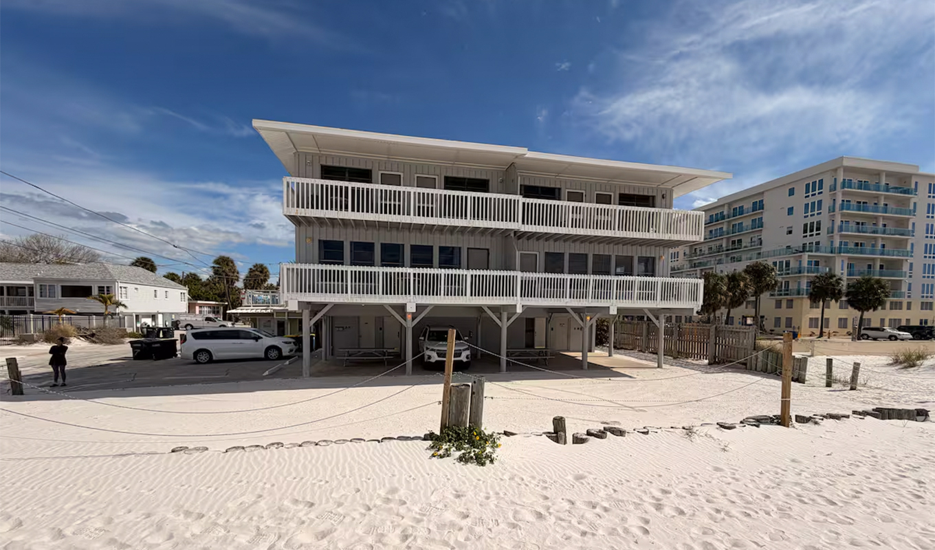 kid friendly airbnbs in florida: clearwater beach house