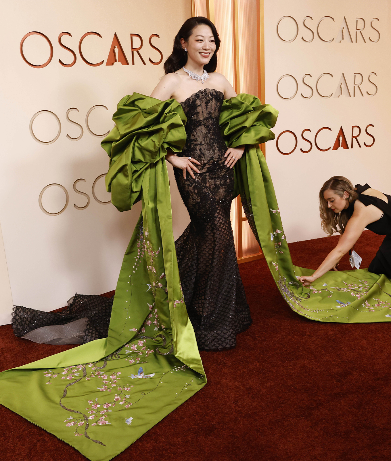 kpop demon hunters oscars outfits: arden cho