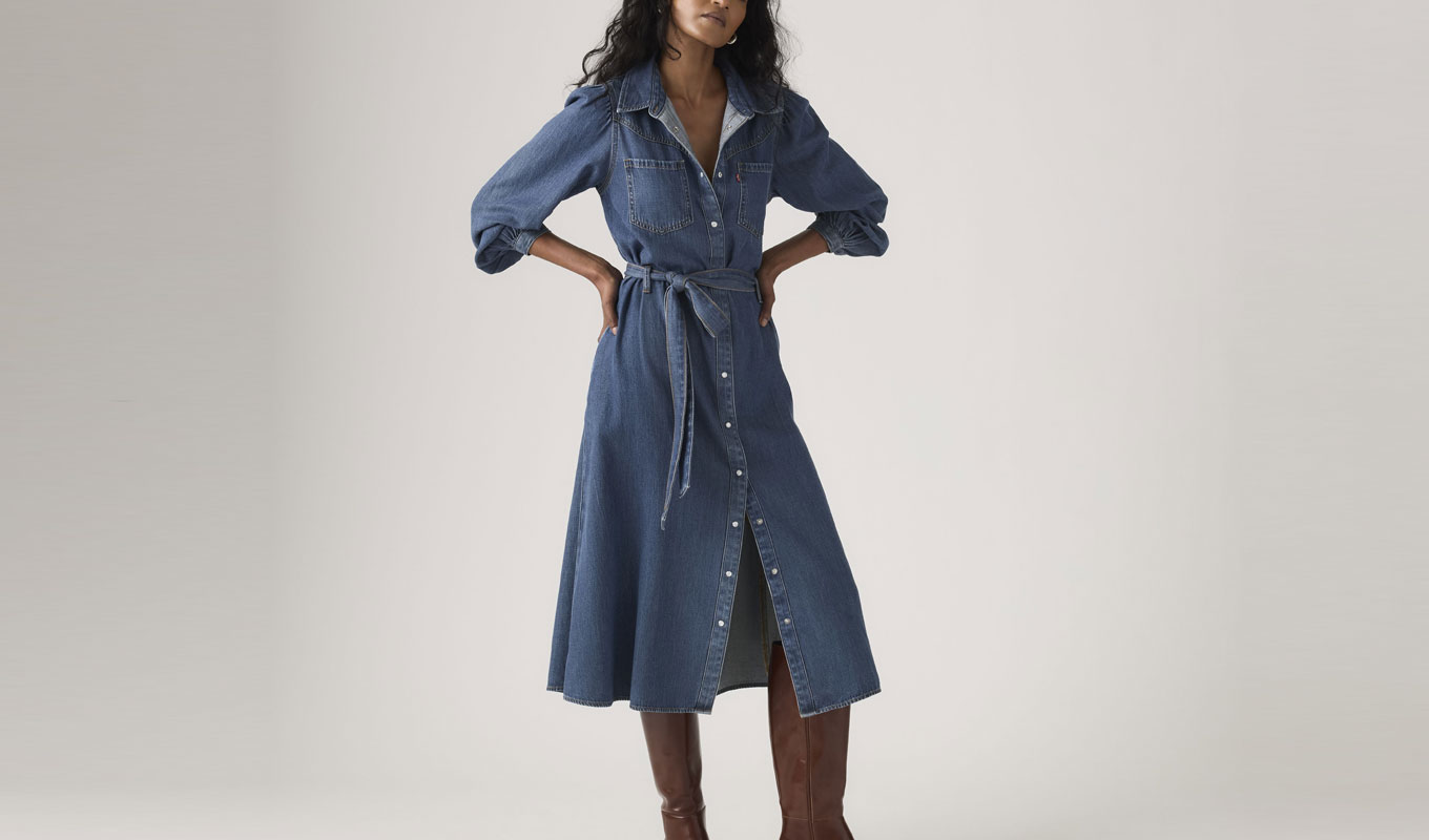 levis denim dress