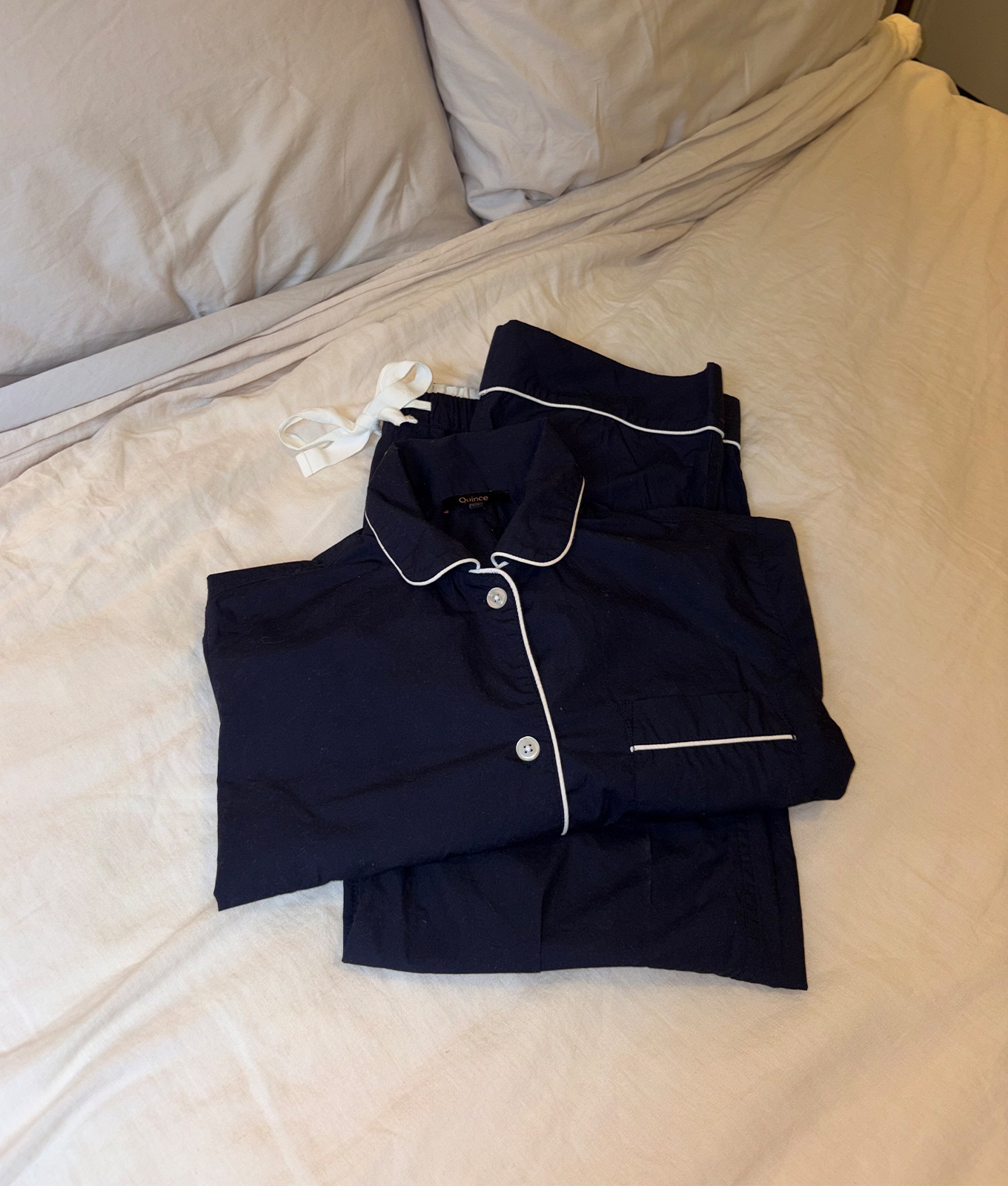 most comfortable pajama sets: quince linen