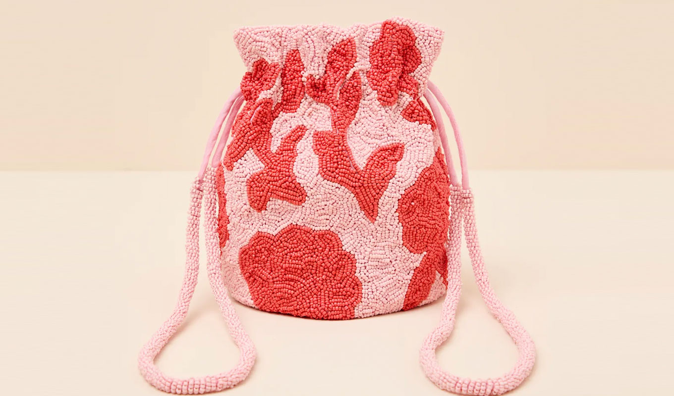 Eccentric Aunt Spring 2026: Lulus pink beaded bag