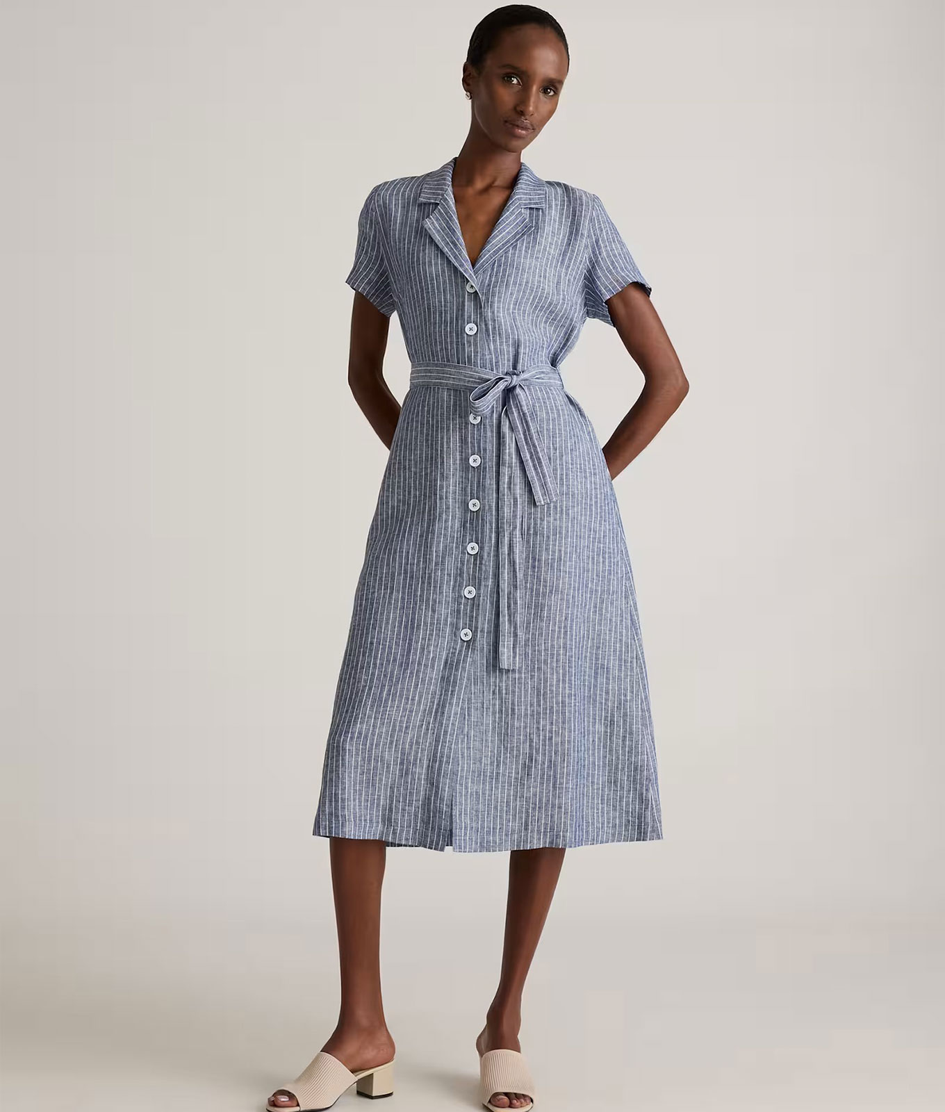 linen-button-front-dress.