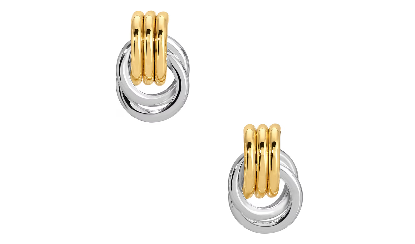 The Heaven Mayhem Micro Knot Earrings.