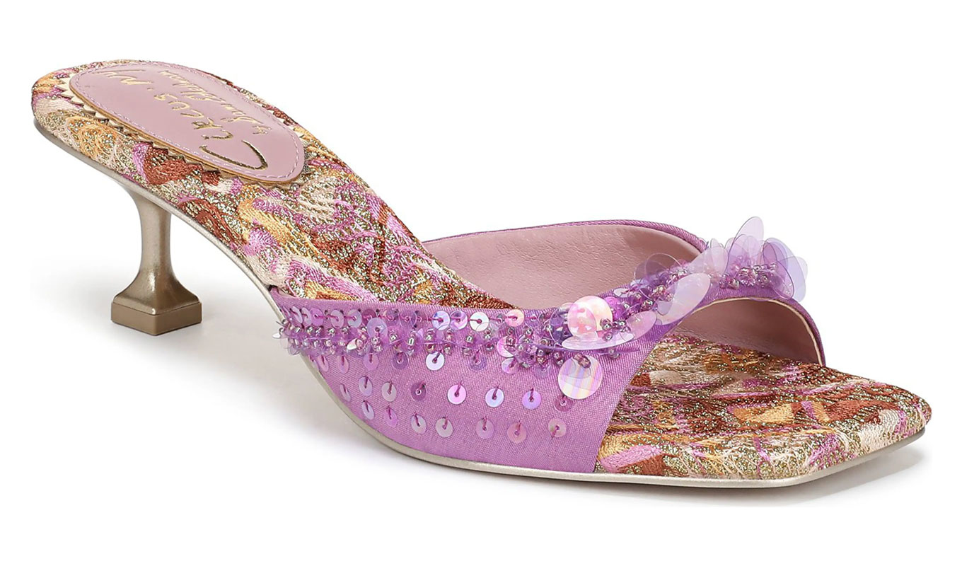 Eccentric Aunt Spring 2026: Circus by Sam Edelman pink sequin sandals