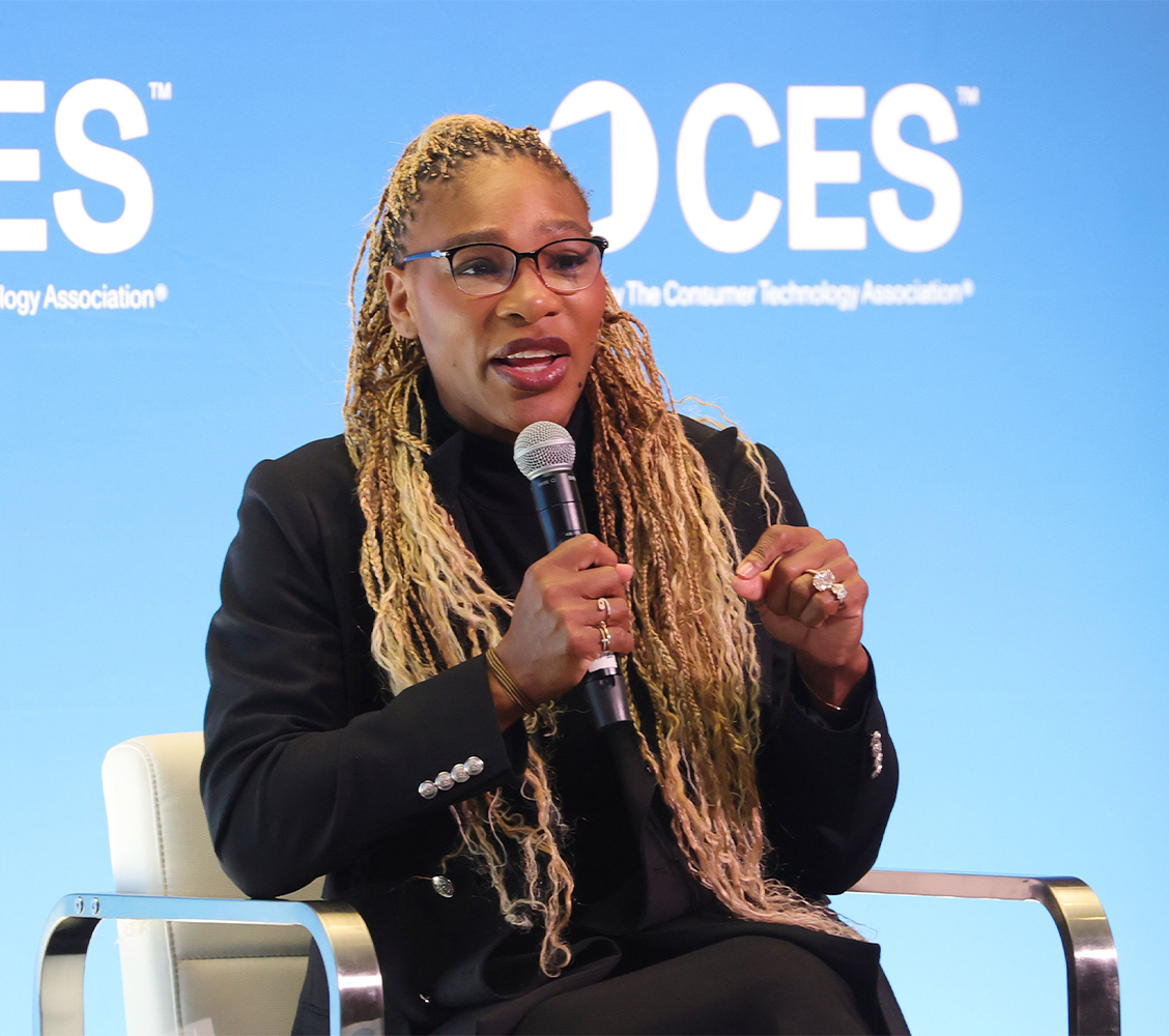serena williams ombré pink dress