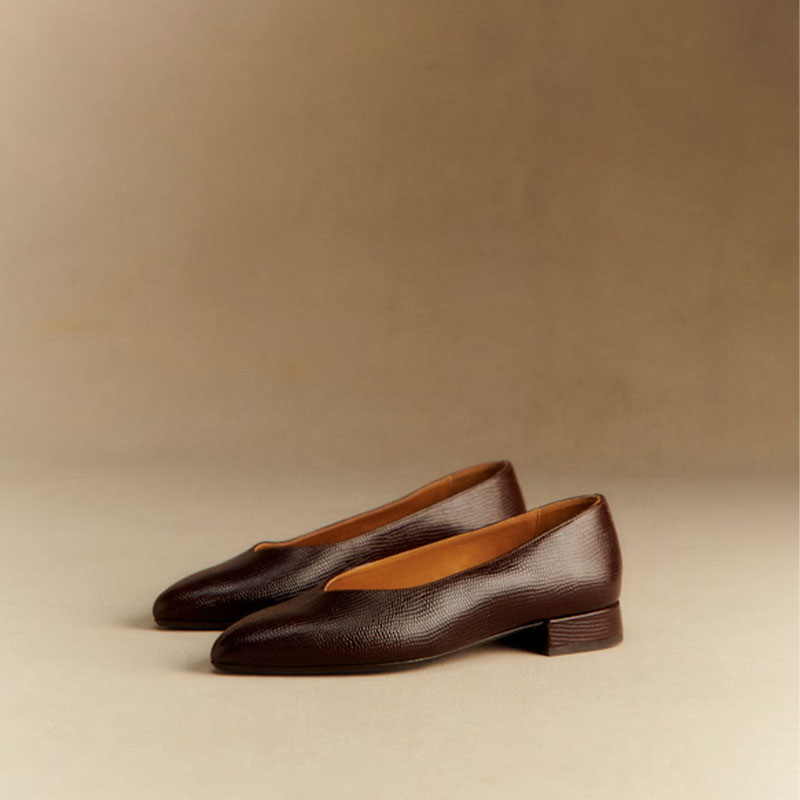 spring shoe trends sezane ballerina flats
