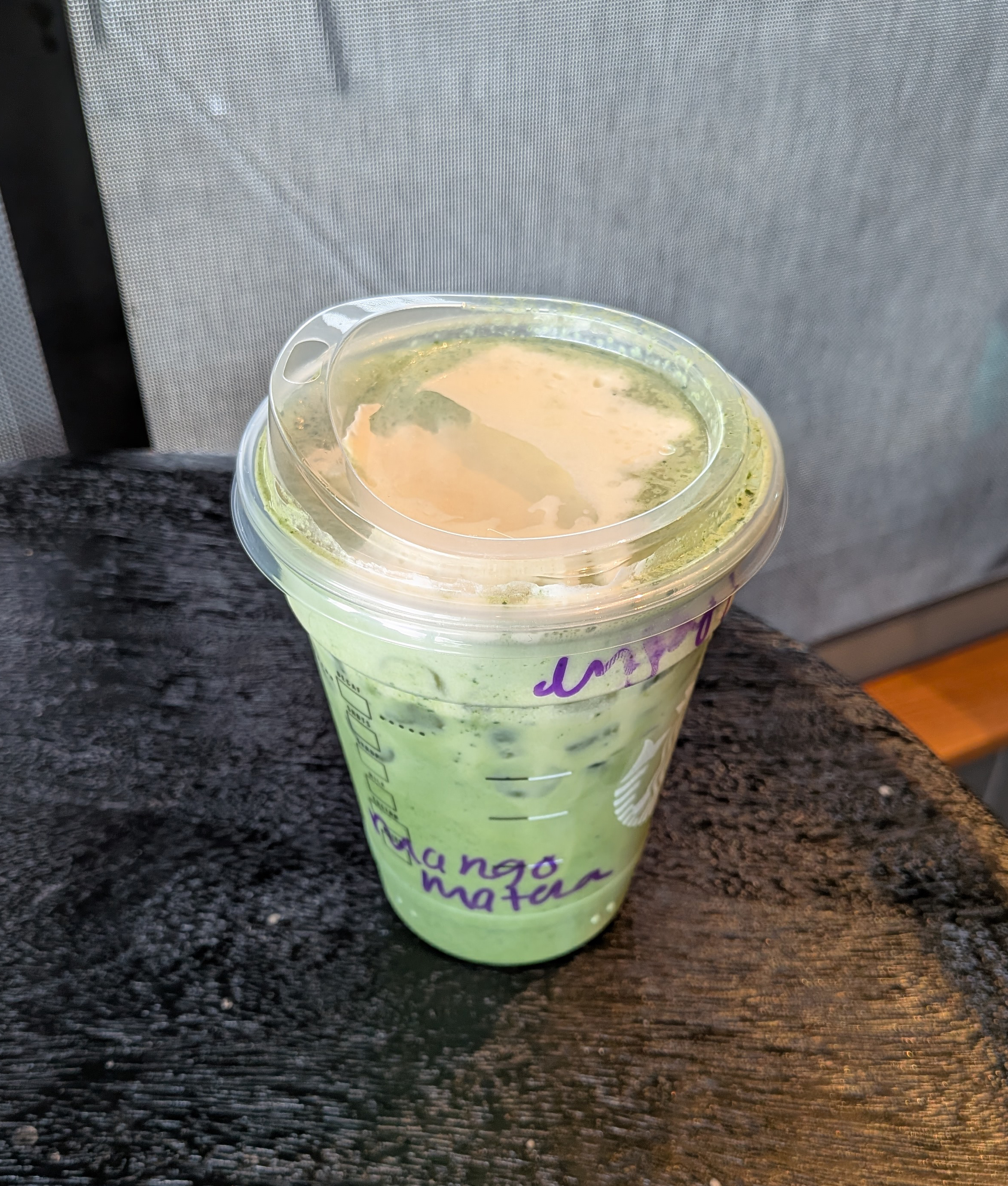 mango cream matcha
