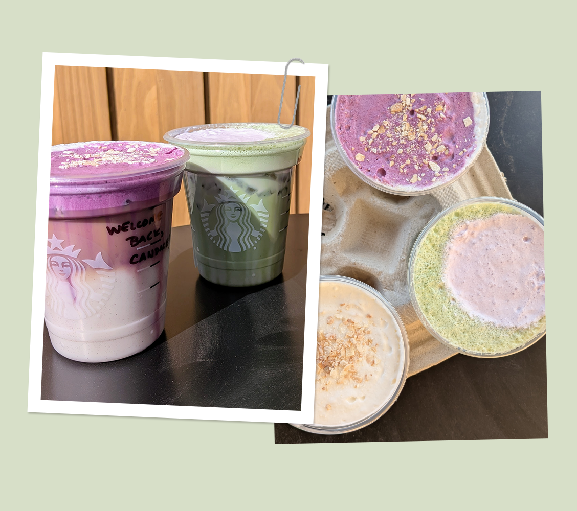 starbucks-spring-menu, featuring lavender, coconut and ube