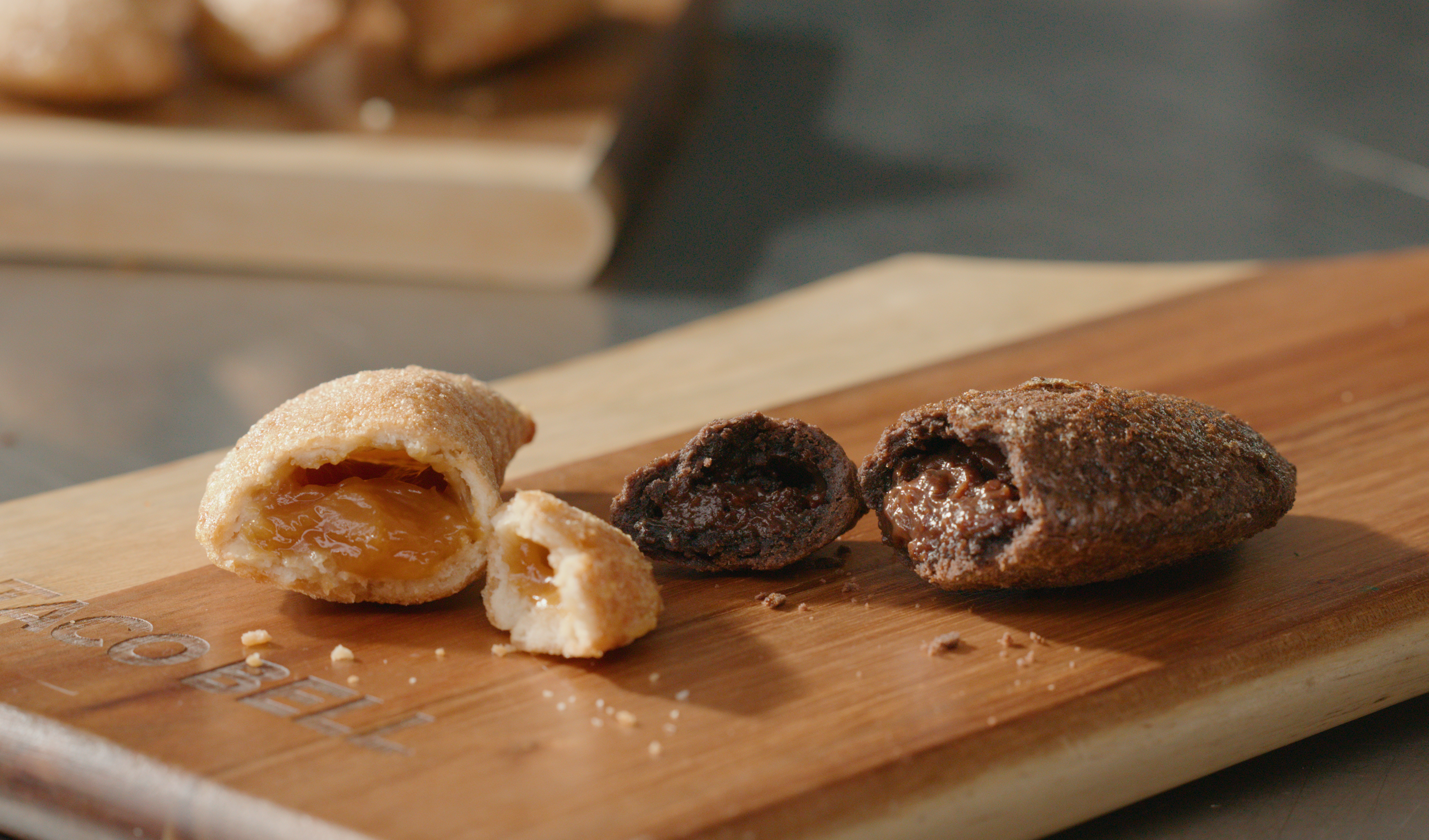 chocolate fudge empanada at taco bell