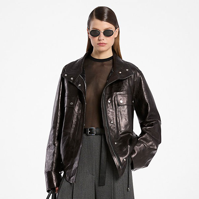 wrong coat theory machael kors washed bomber jacket