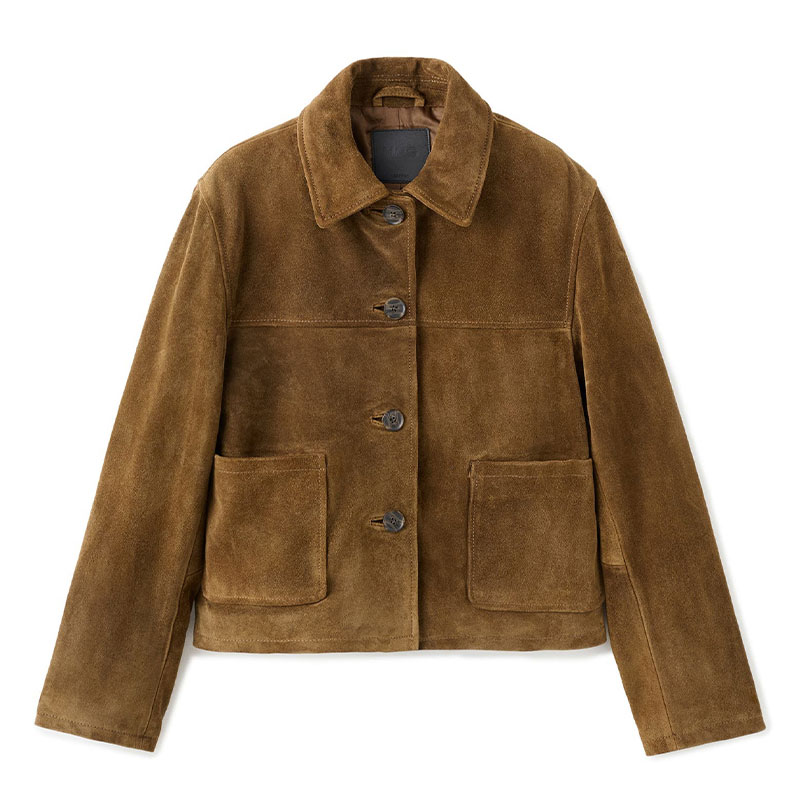 wrong coat theory mango laura cropped suede jacket