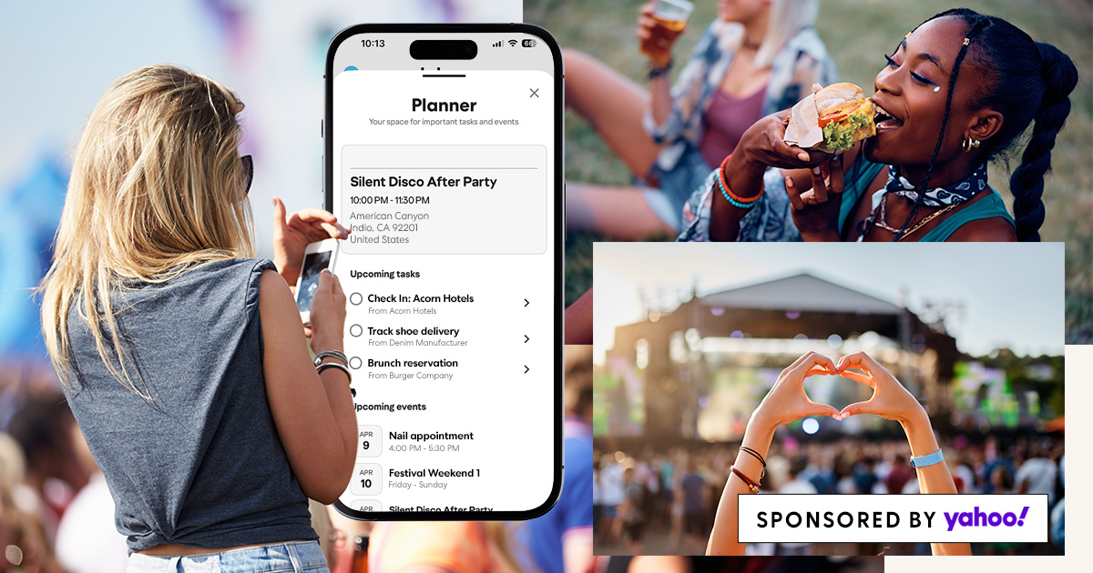 How Yahoo Mail Planner Can Keep Your Festival Weekend on Track