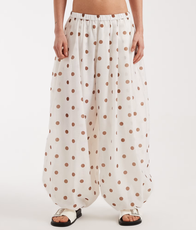 '90s Balloon Pant Trend: Asos polka dot balloon pant