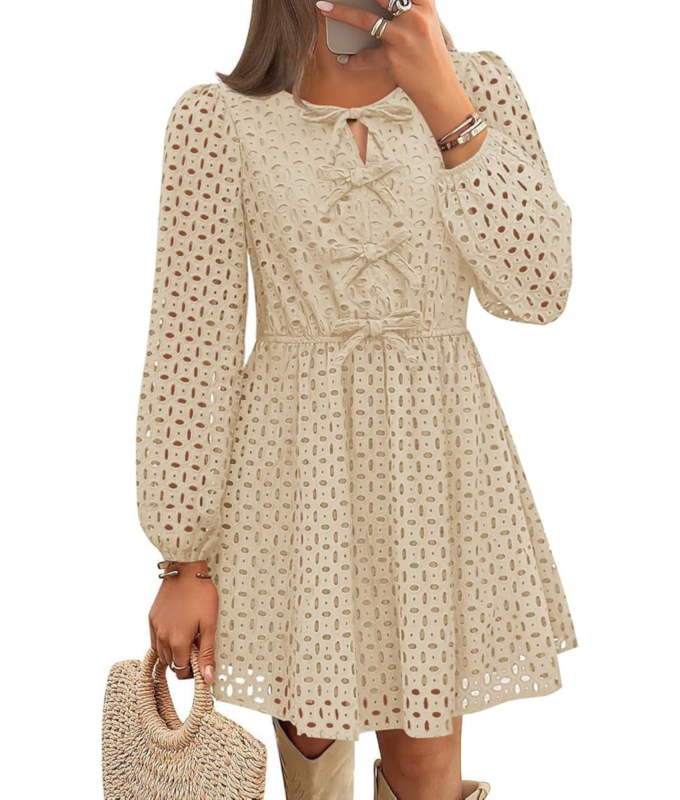 best amazon dresses bow front mini dress 680x800