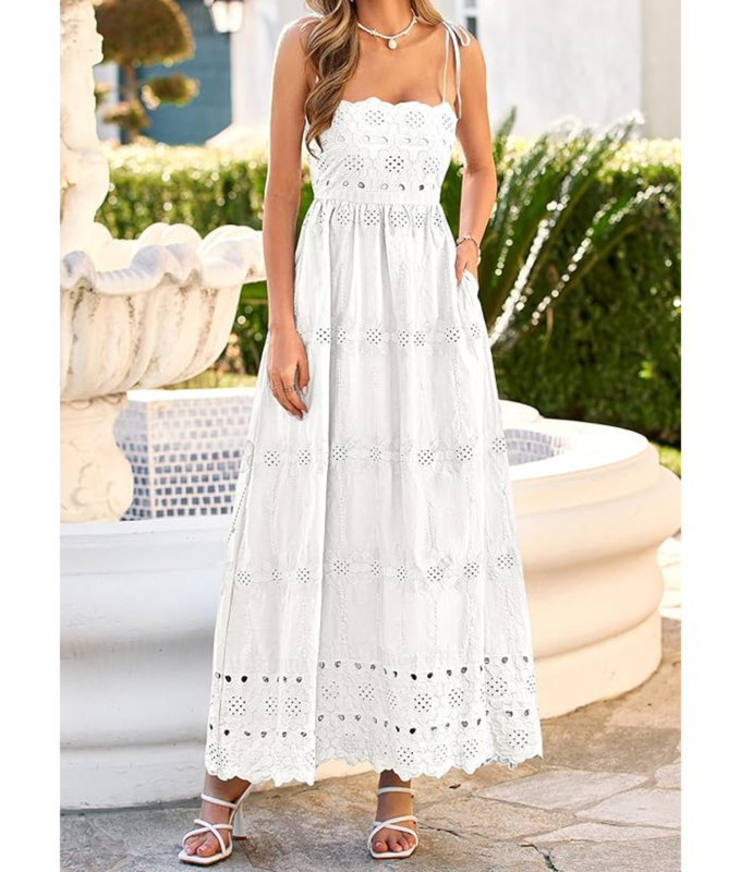 Best Amazon Summer Dresses 2026: Dowerme Eyelet Dress