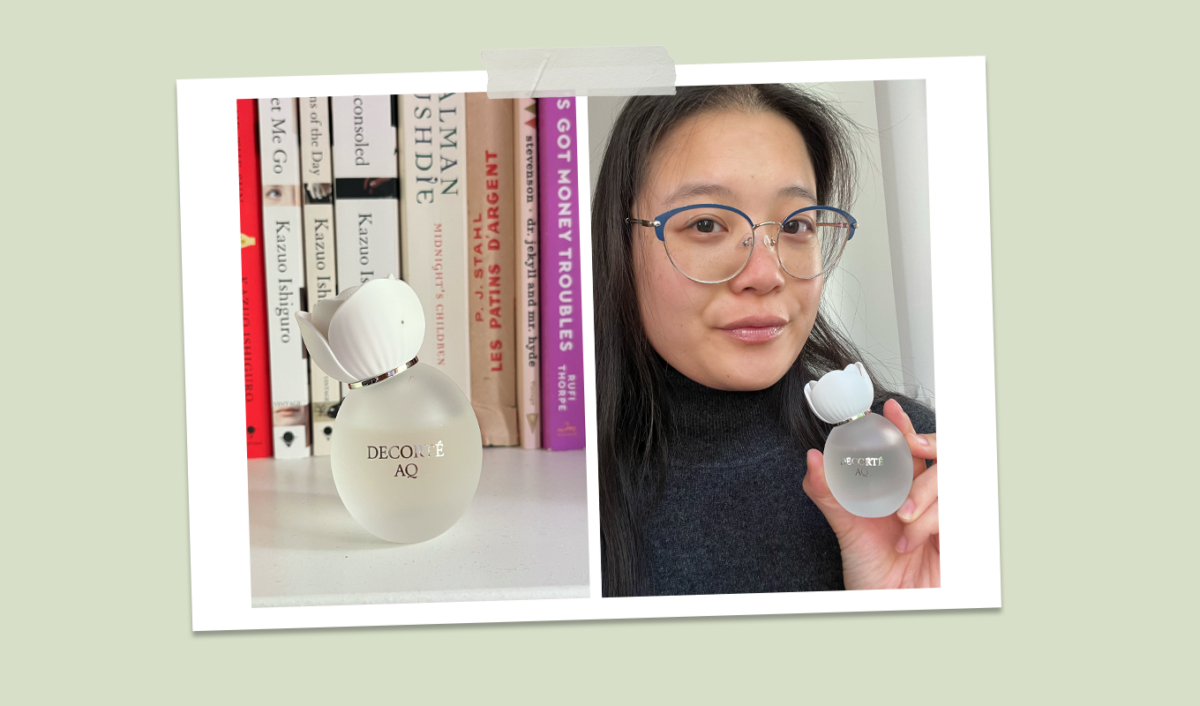 best hair perfumes: decorté aq hair mist