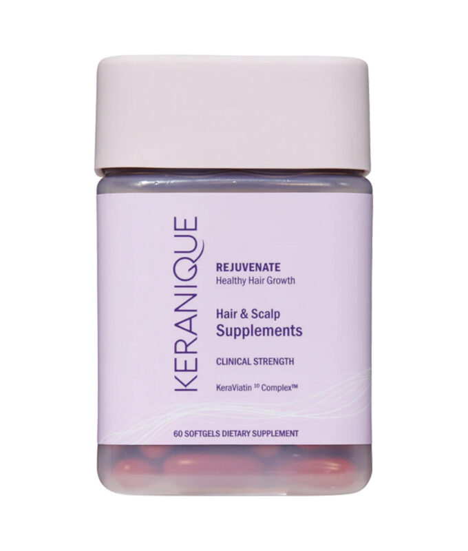 best hair supplements: keranique hair and scalp