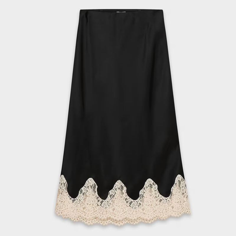 blackandbeigeslipskirt