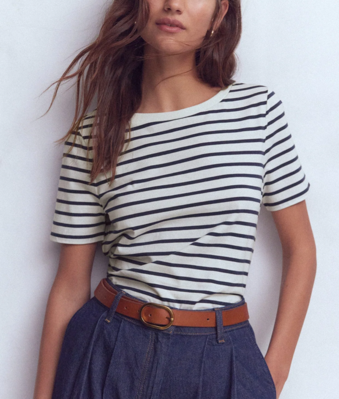 Kate Middleton Breton Stripes: Boden striped tee