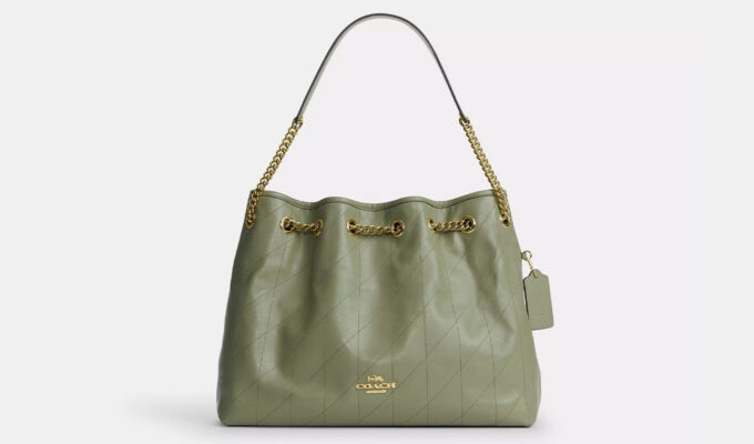 The Coach Outlet Evelyn Shoulder Bag.