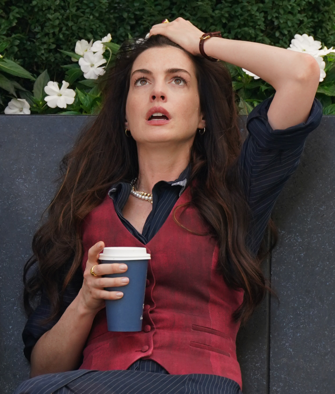 anne hathaway filming devil wears prada 2