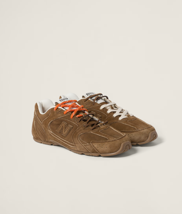 New Balance X Miu Miu 530 SL Suede Sneakers