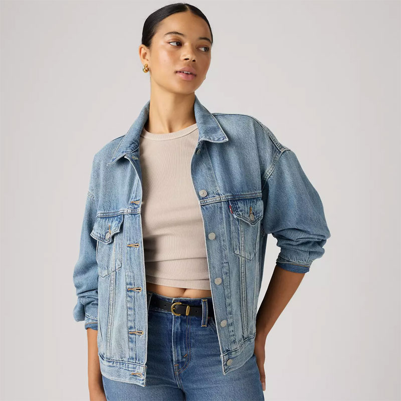 jean jacket outfits levis trucker