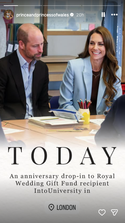 kate middleton brown and blue color combo