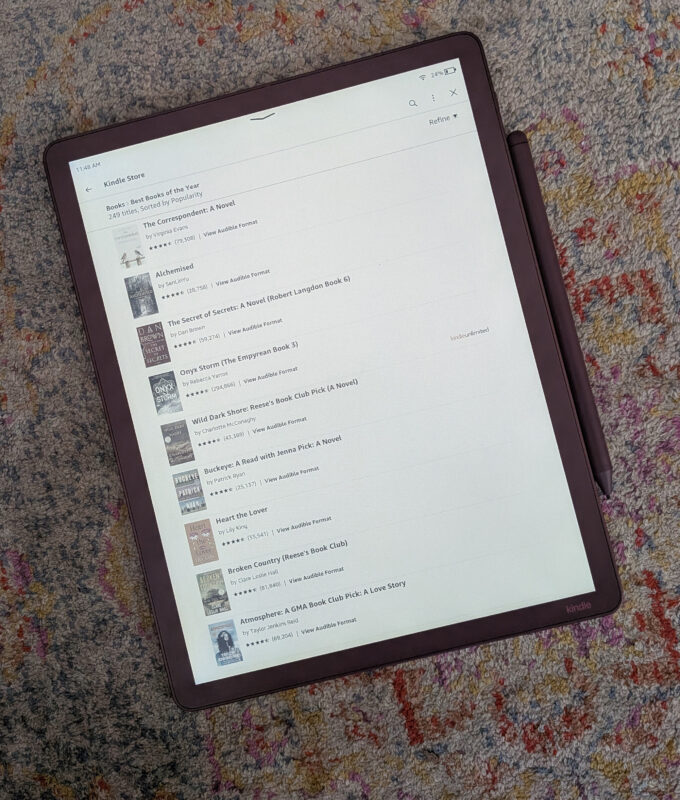 kindle scribe colorsoft