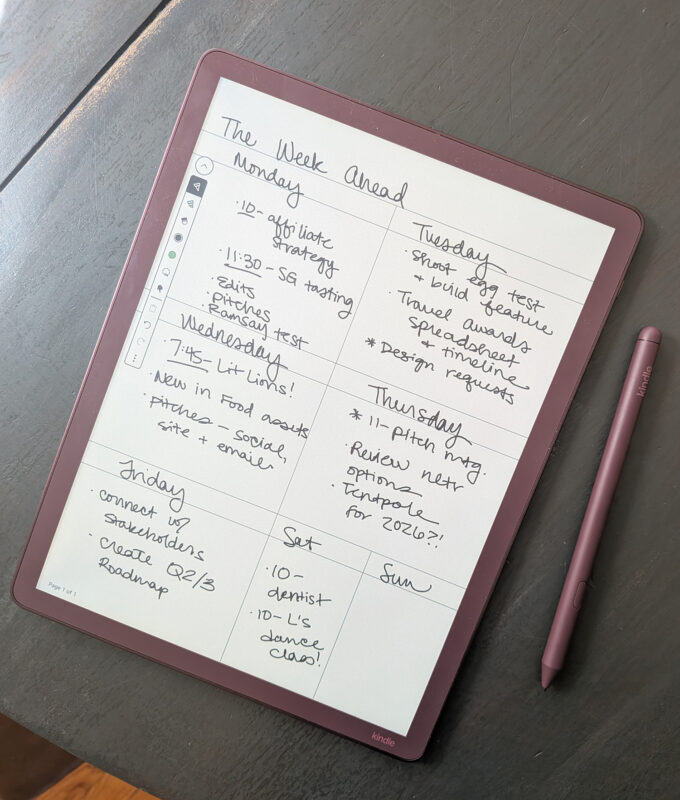 candace davison writing with kindle