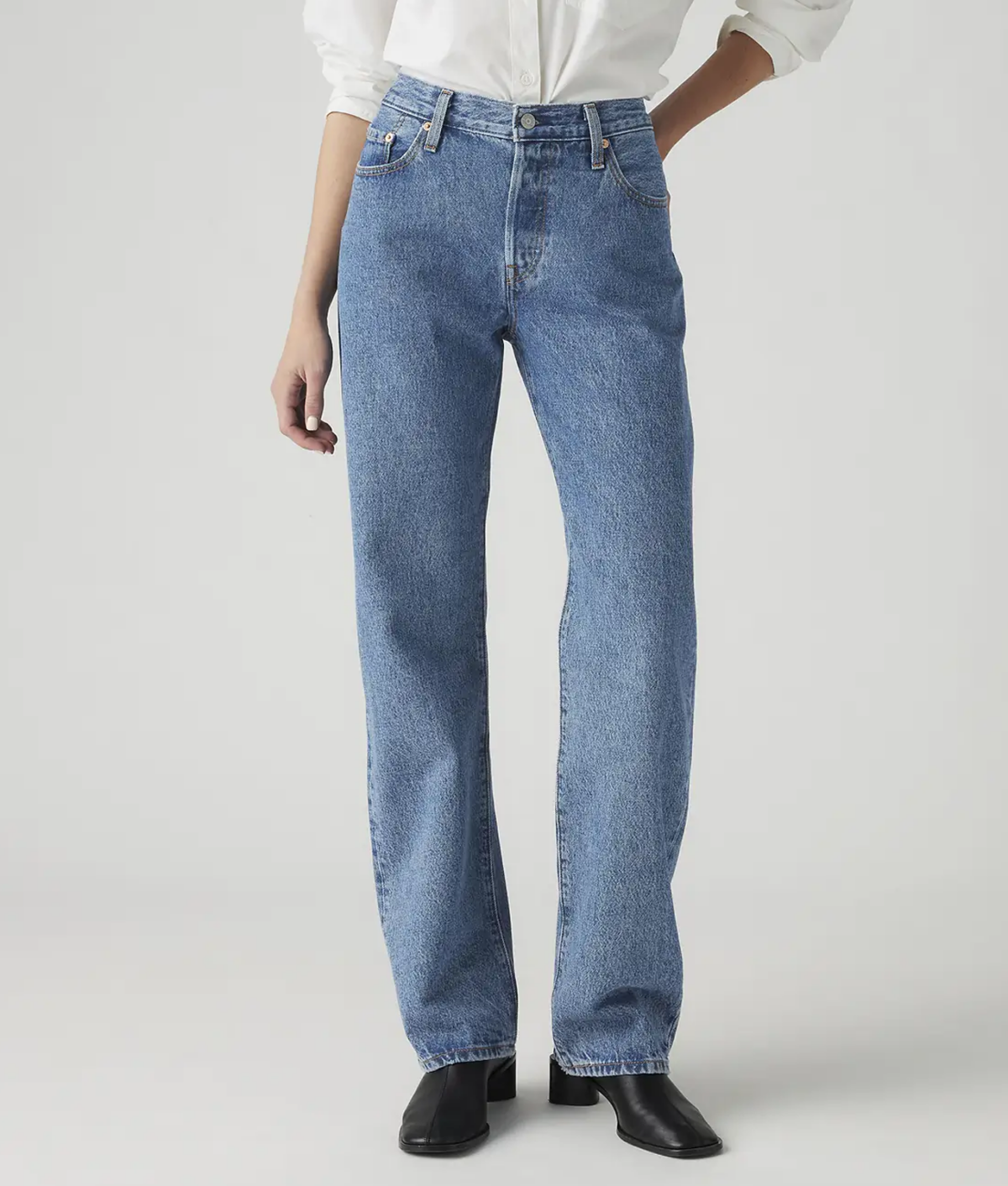 blue Levi's jeans