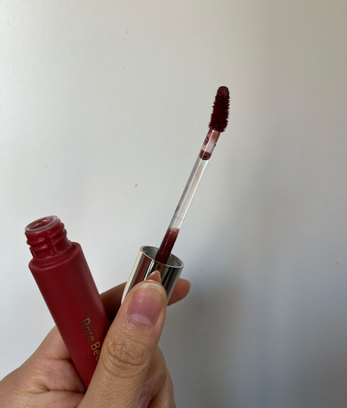 rare beauty lip oil review