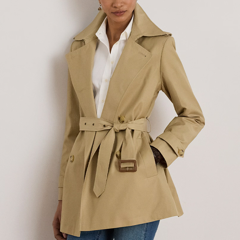 rules for wearing a trench coat ralph lauren double breasted trench