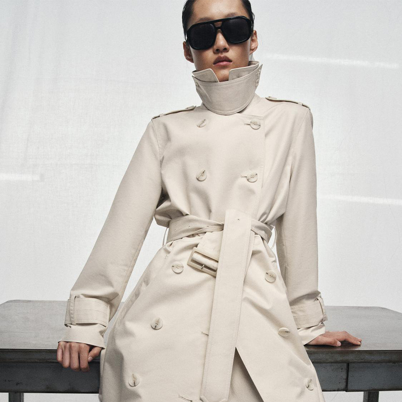 rules for wearing a trench coat zara zw belted trench