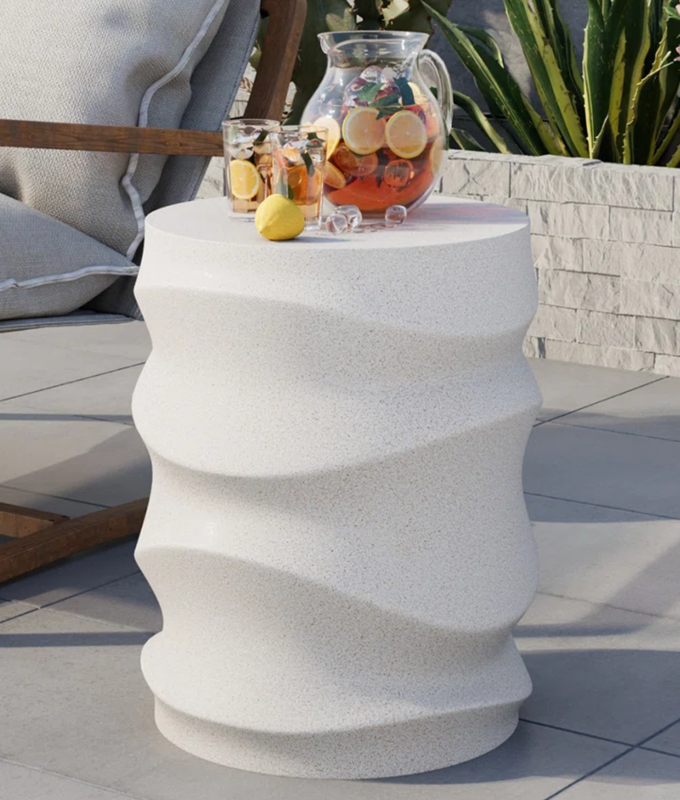 Wayfair Way Day 2026: White cement table