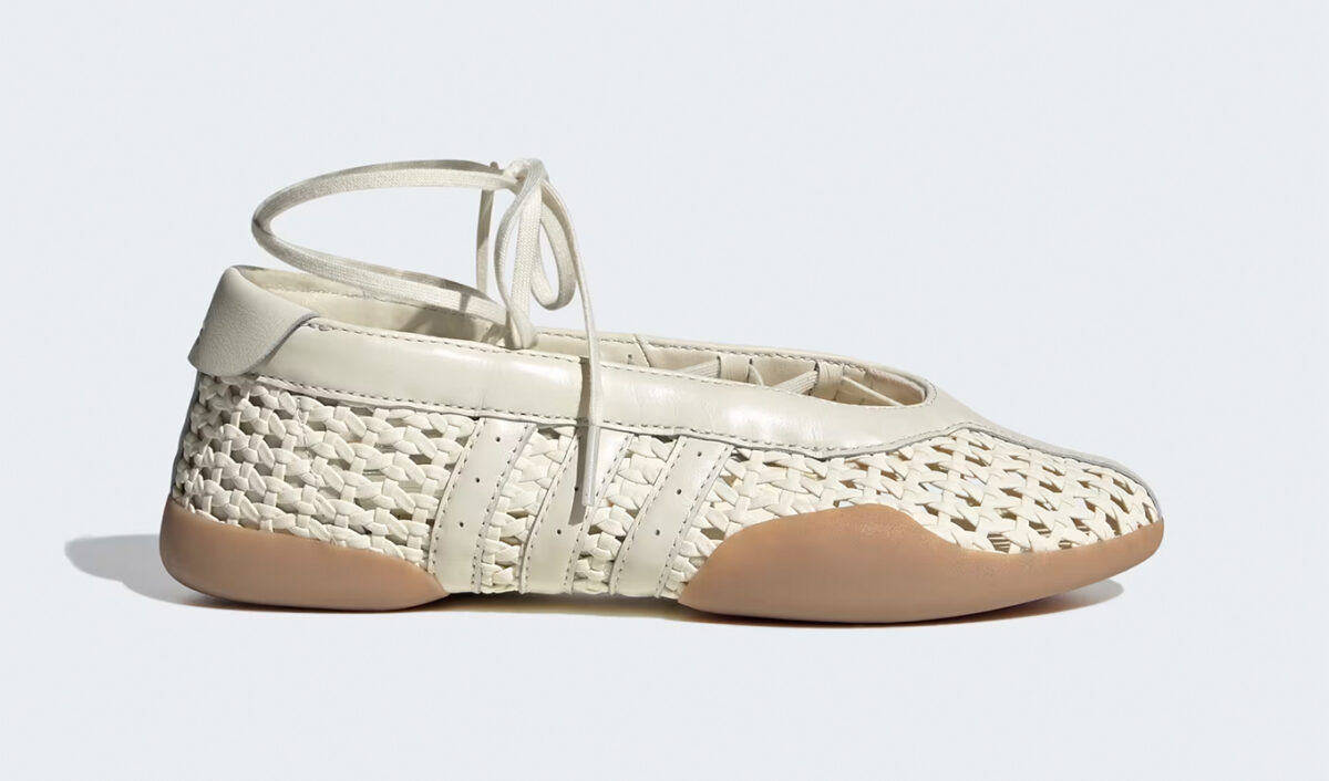 sporty ballet flat trend: adidas taekwondo mei