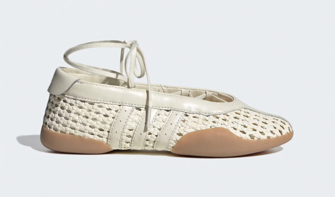sporty ballet flat trend: adidas taekwondo mei