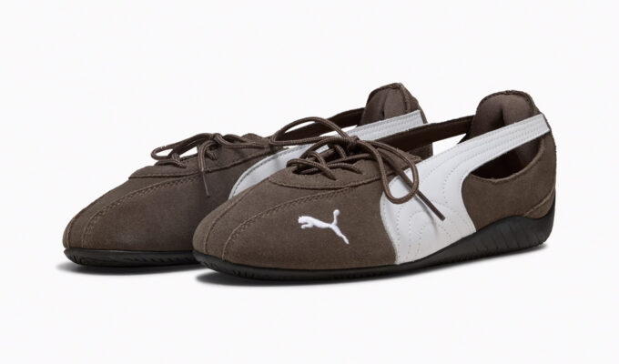 sporty ballet flat trend: puma speedcat ballet nova