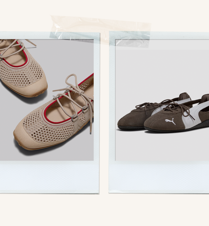 sporty ballet flat trend