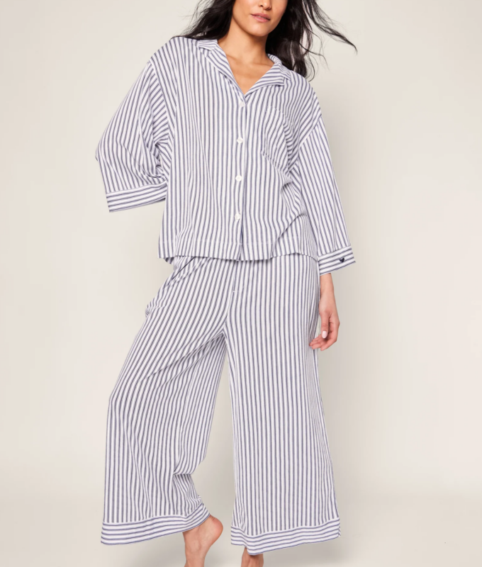 Petite Plume Striped Pajamas