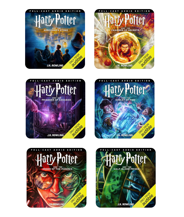 harry potter audiobook icons