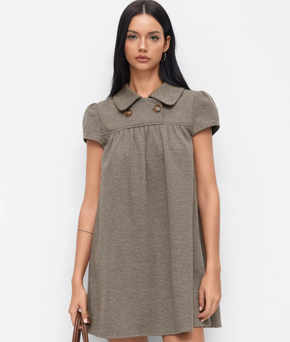 '60s gogo girl summer: cider peter pan collar dress
