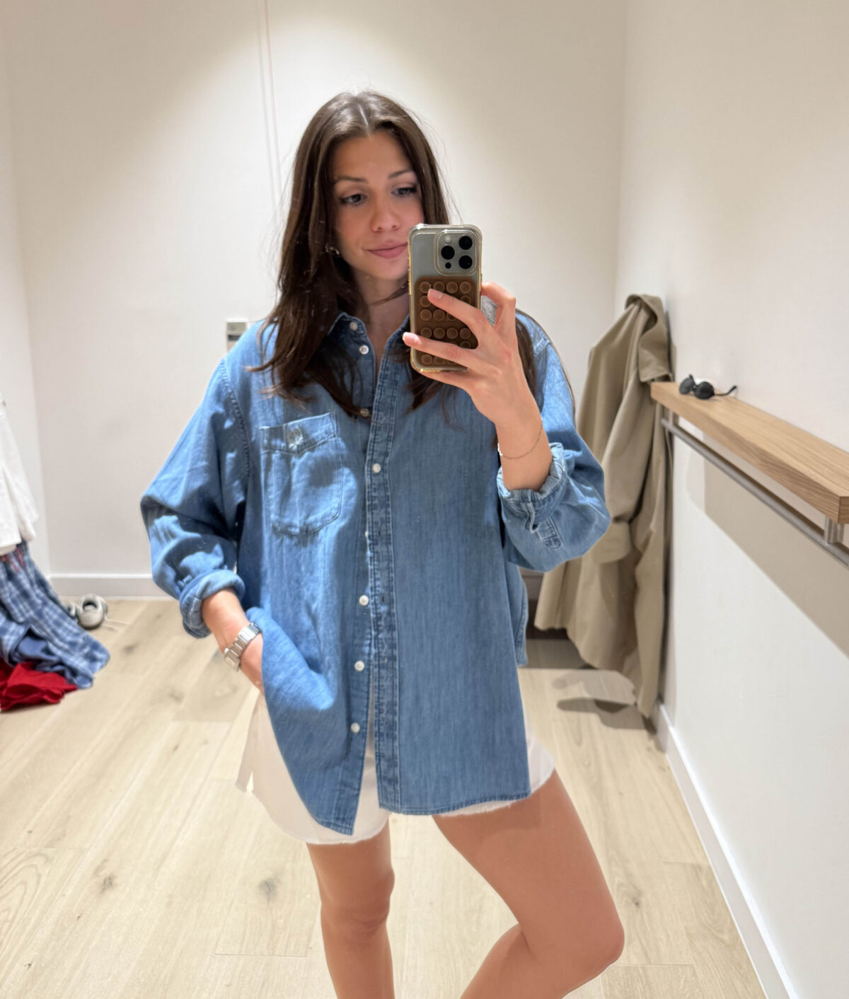 oversized gap shirt