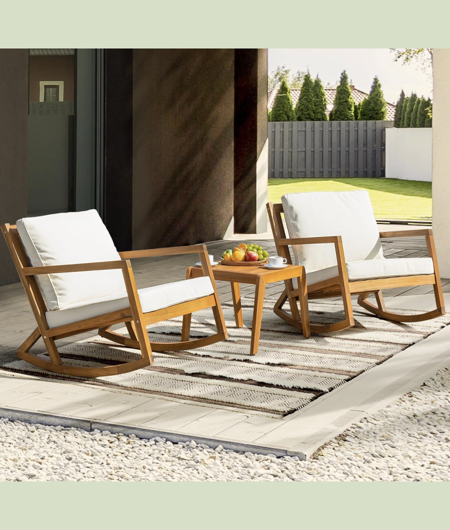 bistro rocker set