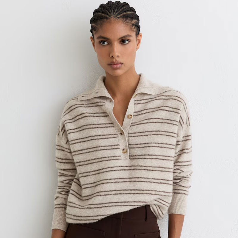 how to style bermuda shorts reiss wool cashmere jumper